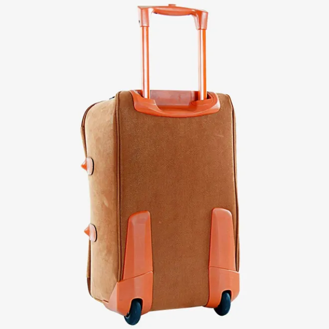 Hot Bric's Life Holdall Wheeled Duffle 55 camel
