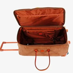 Hot Bric's Life Holdall Wheeled Duffle 55 camel