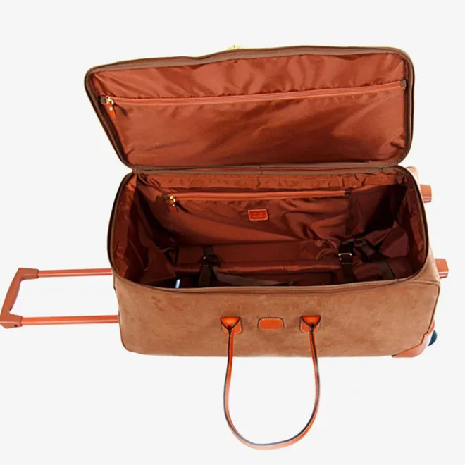 Discount Bric's Life Holdall Wheeled Duffle 70 camel