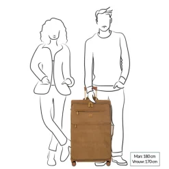 New Bric's Life Trolley 77 camel