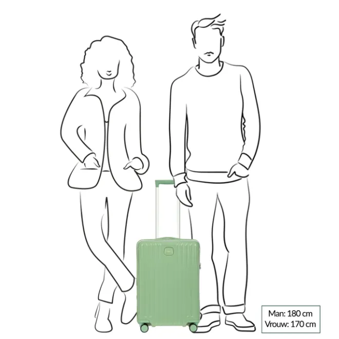 Sale Bric's Positano Cabin Trolley 55 sea green