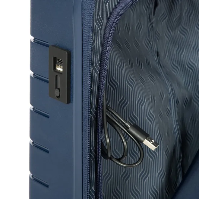 Sale Bric's Ulisse Trolley 55 USB ocean blue
