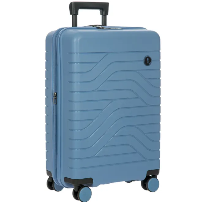 New Bric's Ulisse Trolley Expandable Medium 65 grey blue