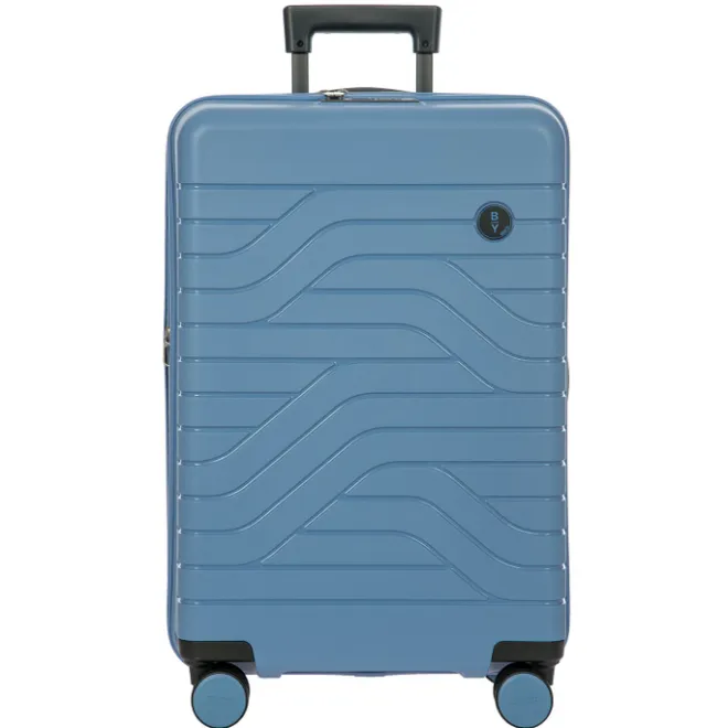 New Bric's Ulisse Trolley Expandable Medium 65 grey blue