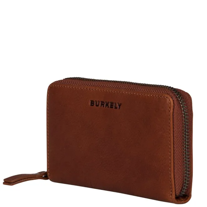 Sale Burkely Antique Avery Wallet M Back Zipper cognac