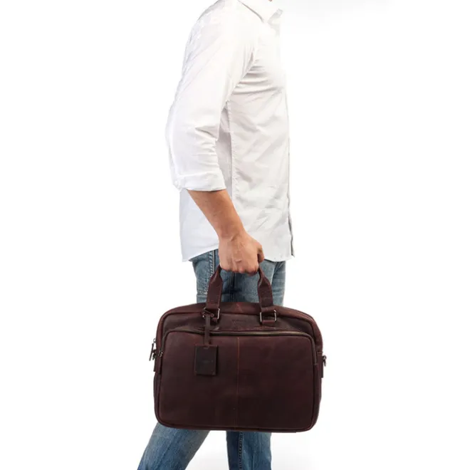 Outlet Burkely Antique Avery Workbag 15.6" dark brown