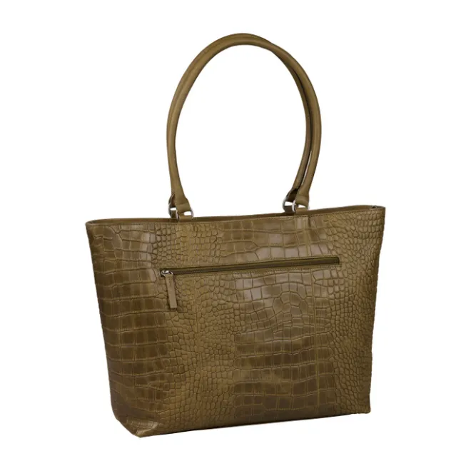 Online Burkely Cool Colbie Wide Tote 15.6" olive
