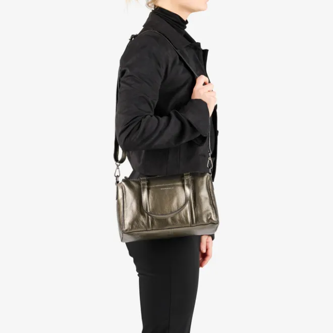Best Burkely Creased Crystal Handbag gun metal