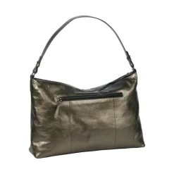 Discount Burkely Creased Crystal Wide Hobo gun metal