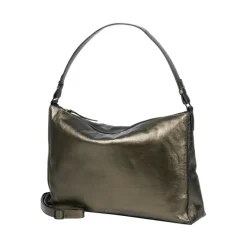 Discount Burkely Creased Crystal Wide Hobo gun metal