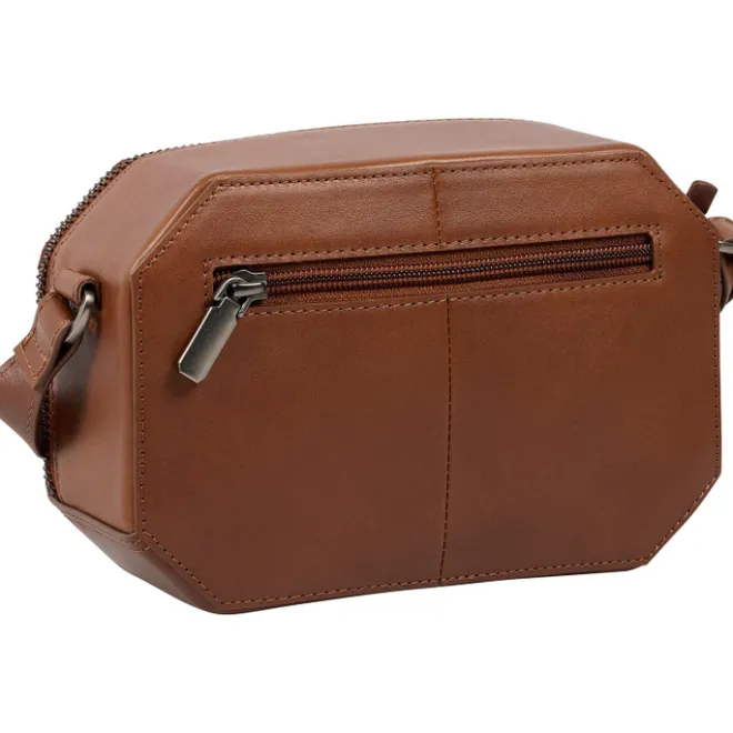 New Burkely Nocturnal Nova Box Bag cognac