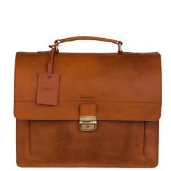 Best Burkely Scott Vintage Briefcase 2 Compartment cognac