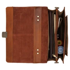 Best Burkely Scott Vintage Briefcase 2 Compartment cognac