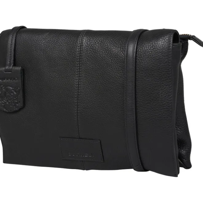 Burkely Soft Skylar Double Pocket Flap black
