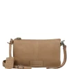 Outlet Burkely Soft Skylar Triple Pocket Zip cozy cognac