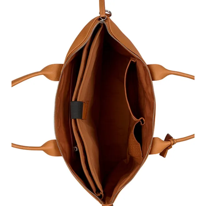 New Burkely Soft Skylar Workbag 15.6" cozy cognac