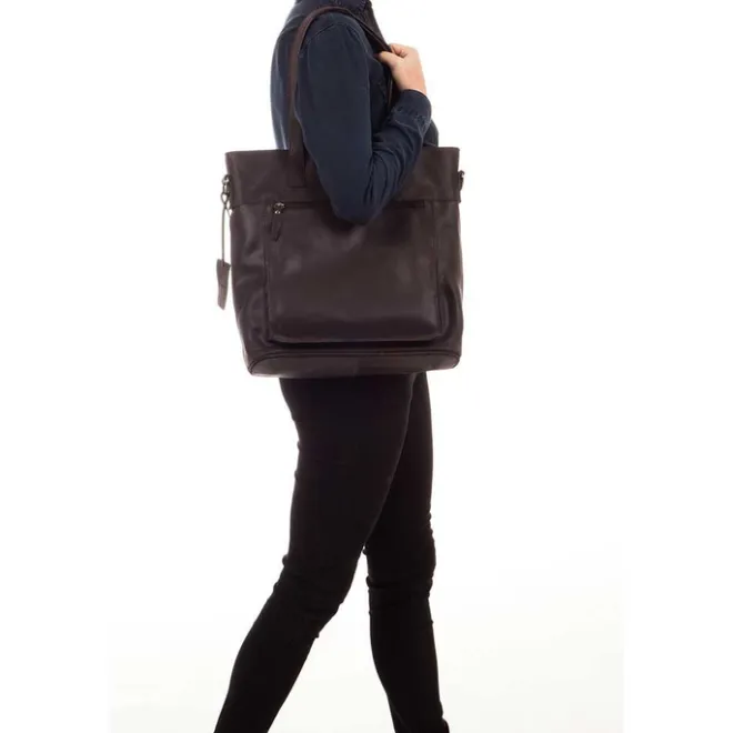 Clearance Burkely Vintage Jade Laptopshopper 14" cognac