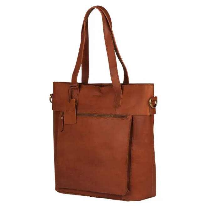 Clearance Burkely Vintage Jade Laptopshopper 14" cognac