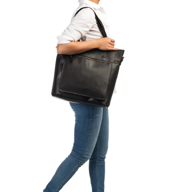 Outlet Burkely Vintage Jade Laptopshopper 14" black