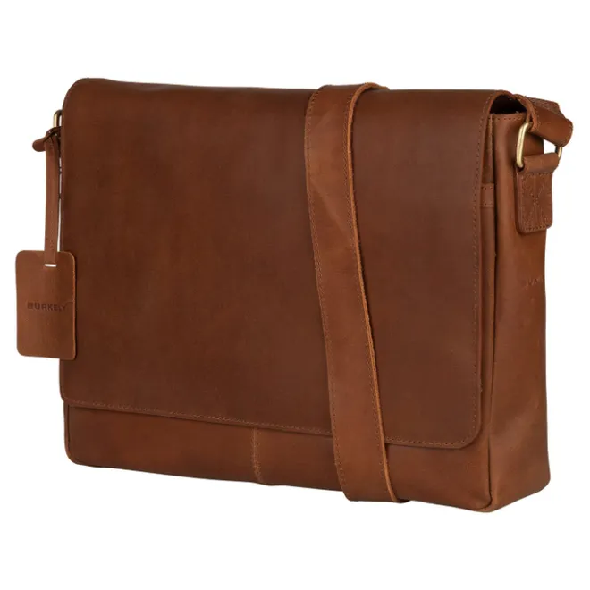 Hot Burkely Vintage Juul Messenger Bag cognac