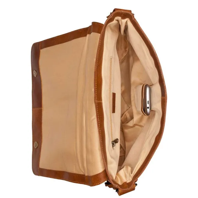 Hot Burkely Vintage Juul Messenger Bag cognac