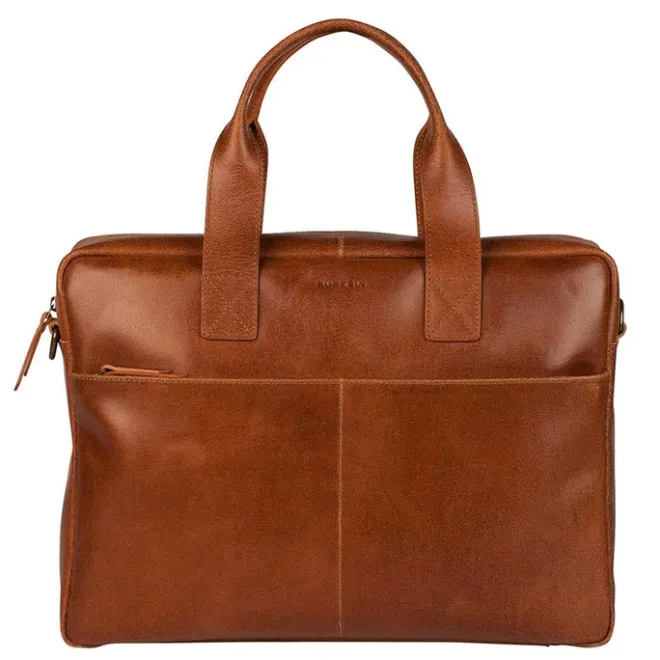 New Burkely Vintage Laptop Bag 15.6" cognac