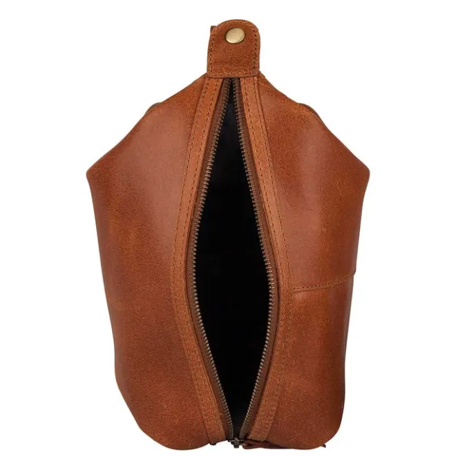 Clearance Burkely Vintage Riley Toiletry Bag cognac