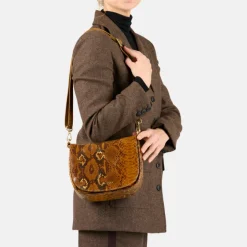 Online Burkely Vintage Veda Satchel Bag python