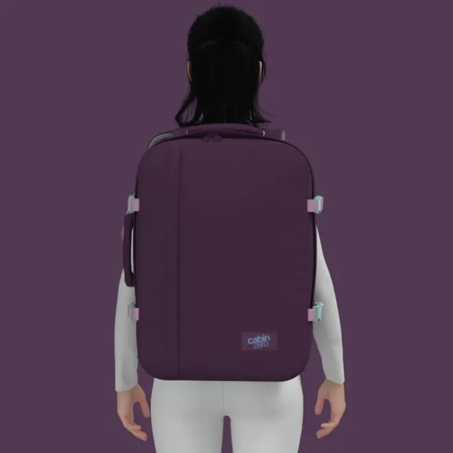 Best CabinZero Classic 44L Ultra Light Cabin Bag midnight purple