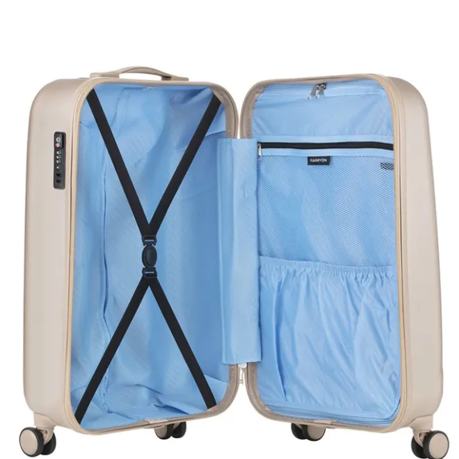 Online CarryOn Skyhopper 4 Wiel Trolley 55 champagne