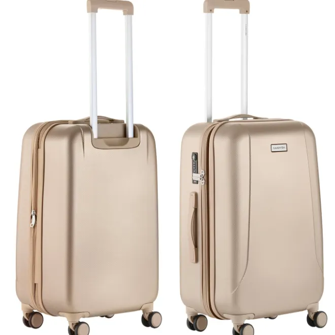 Clearance CarryOn Skyhopper 4 Wiel Trolley 68 Expandable champagne