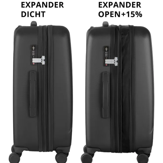 Best CarryOn Skyhopper 4 Wiel Trolley 68 Expandable black