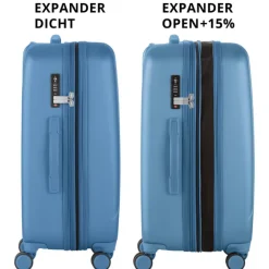 New CarryOn Skyhopper 4 Wiel Trolley 68 Expandable cool blue