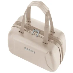 Best CarryOn Skyhopper 4 Wiel Trolley 55 + Beautycase Set champagne