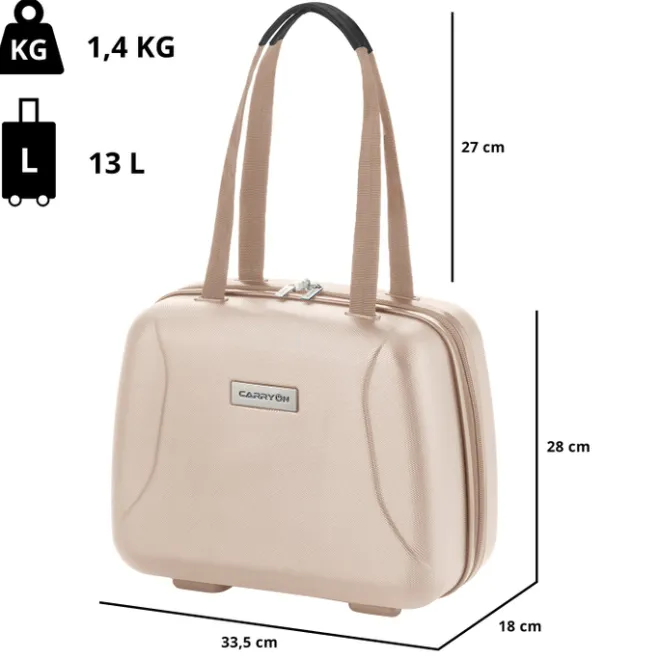 Best CarryOn Skyhopper Beautycase champagne