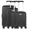 Outlet CarryOn Skyhopper 4-Delige Kofferset S/S/M/L black