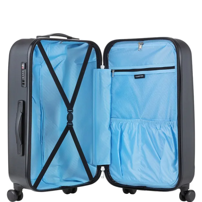 Outlet CarryOn Skyhopper 4-Delige Kofferset S/S/M/L black