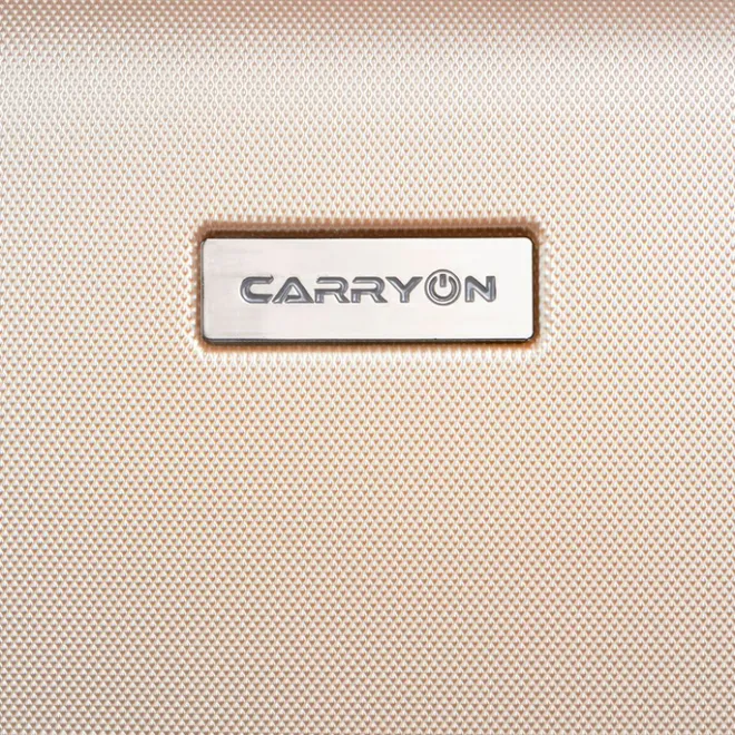 Best CarryOn Skyhopper 4-Delige Kofferset Beautycase/S/M/L champagne