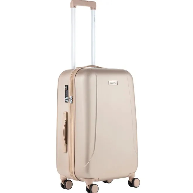 Outlet CarryOn Skyhopper Trolleyset 3pcs TSA champagne