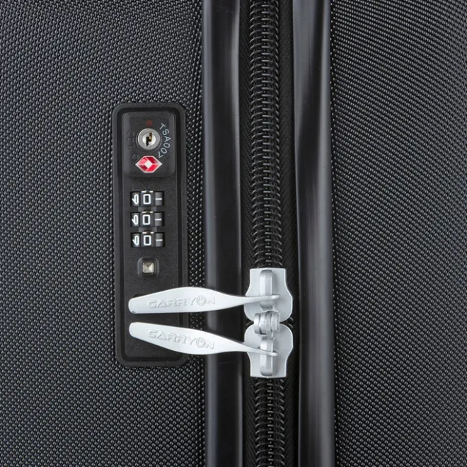 Best CarryOn Skyhopper Trolleyset 3pcs TSA black
