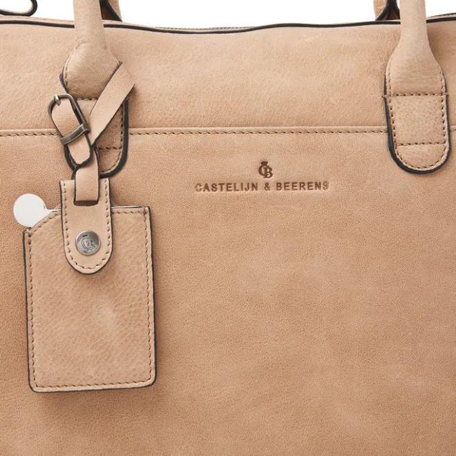 Hot Castelijn & Beerens Carisma Laptoptas 15.6" + Tablet RFID II beige