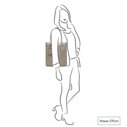 Online Castelijn & Beerens Carisma Laptop Shopper RFID 15.6'' + Tablet cognac