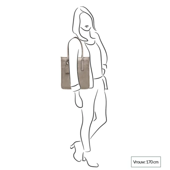 Online Castelijn & Beerens Carisma Laptop Shopper RFID 15.6'' + Tablet cognac