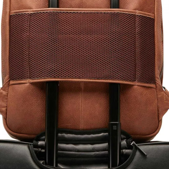 Hot Castelijn & Beerens Carisma Laptop Rugzak 15.6" + tablet cognac