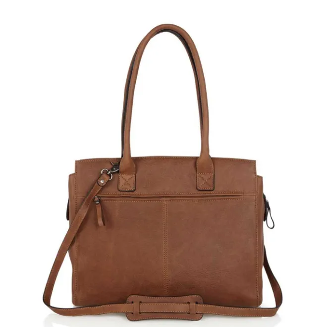 New Castelijn & Beerens Carisma Dames laptoptas 15.6" cognac
