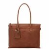 Hot Castelijn & Beerens Carisma Laptop Schoudertas 15.6" + tablet cognac