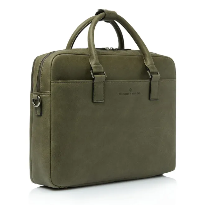 Clearance Castelijn & Beerens Carisma Laptopbag 15.6" dark military