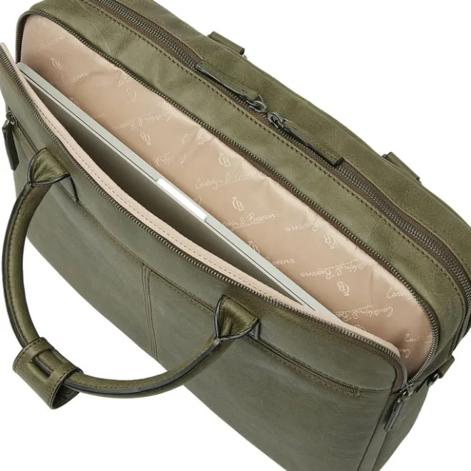 Clearance Castelijn & Beerens Carisma Laptopbag 15.6" dark military