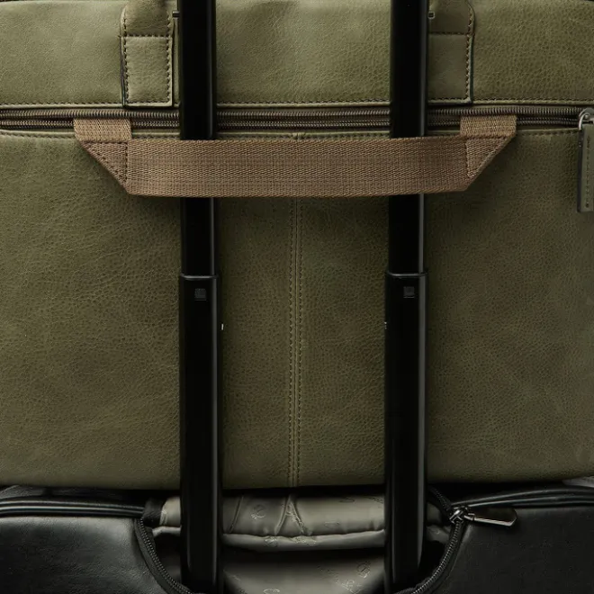 Clearance Castelijn & Beerens Carisma Laptopbag 15.6" dark military