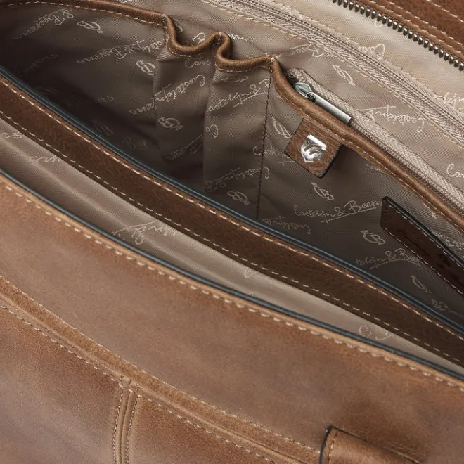 Clearance Castelijn & Beerens Carisma Laptopbag 15.6" cognac